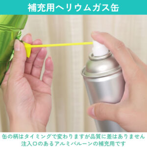 補充用ヘリウムガス8.6リットル【バルーン電報・バルーンギフトのアルミバルーンの補充用ガス】