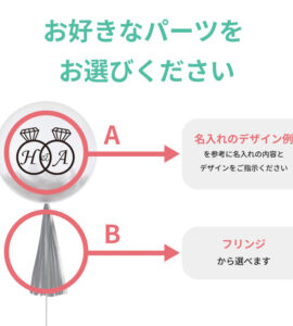 名入れできる！選べる羽根入りフリンジバルーン14【アレンジできるプリフィクスメニュー】【誕生日・結婚式・お祝い・パーティー】