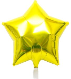 大きなブラックの8分音符とゴールドスター【ピアノやバレエの発表会のバルーン電報】