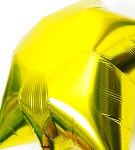 大きなブラックの8分音符とゴールドスター【ピアノやバレエの発表会のバルーン電報】